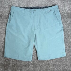 7‎ Diamonds Shorts Men's 40 Green Dynamic Performance Hybrid Stretch Chino Golf